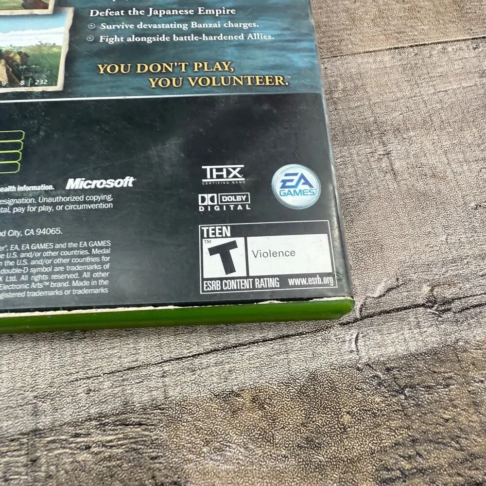 Medal of Honor: Rising Sun (Microsoft Xbox, 2003)
